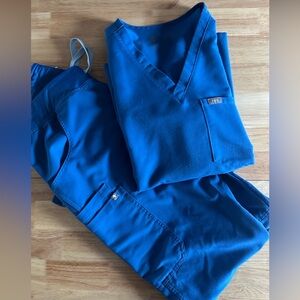 Figs Scrub set Royal Blue M